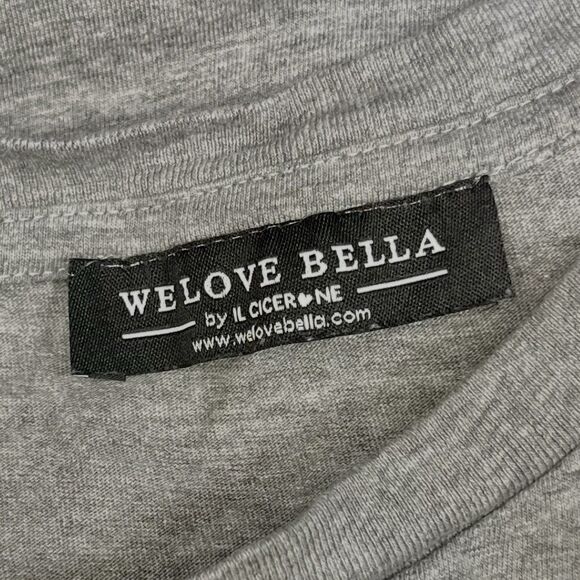 WE LOVE BELLA by IL Cicerone Happy Face Y2K Hippie Crop Top Shirt - Picture 4 of 7